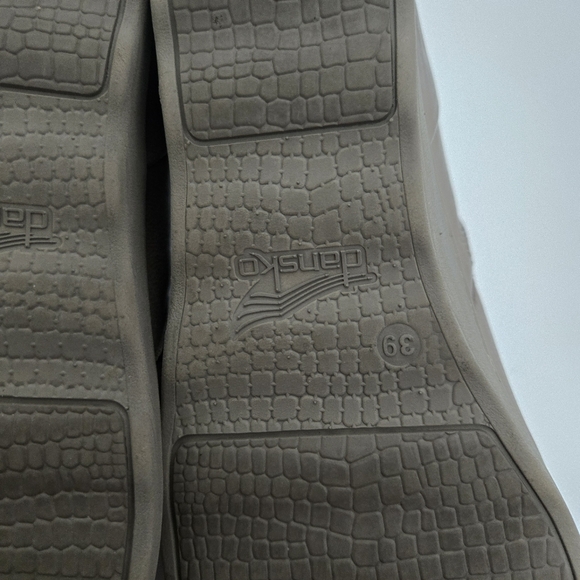 Dansko Miki Bootie wedge taupe burnished zipper leather - Picture 10 of 10